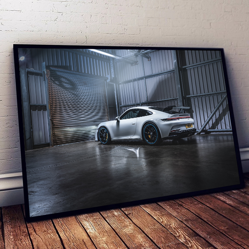 Interior Design Sketch - Luxury Performance Car Classic Sports Car