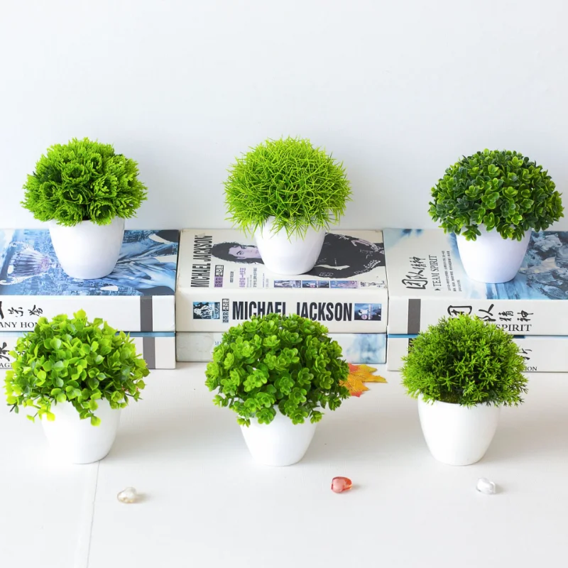 Interior Design Office - 1pcs Green Plant Potted Plant Simulation
