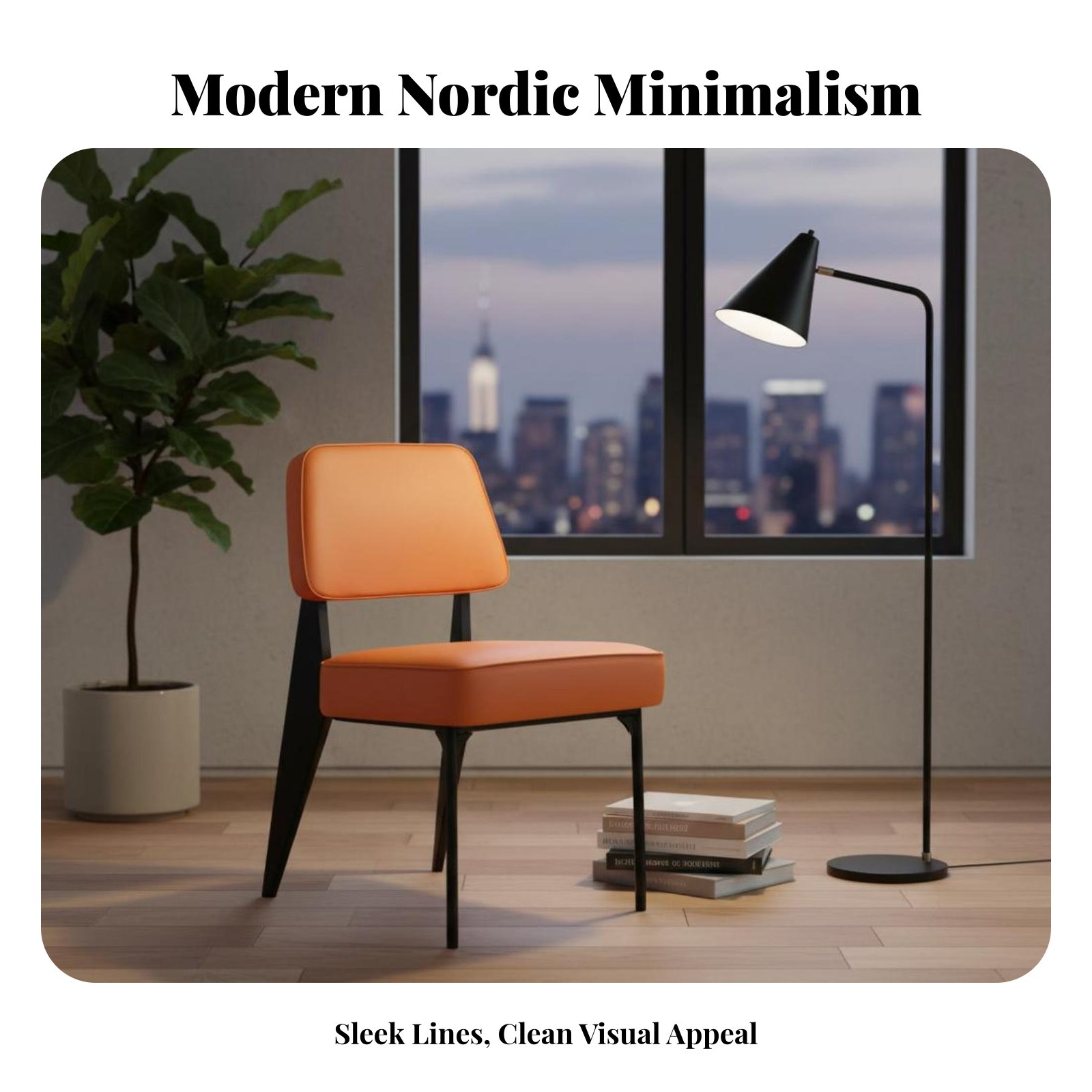 Interior Design Visualizer - V-Leg Armchair Nordic Visual Design Featured