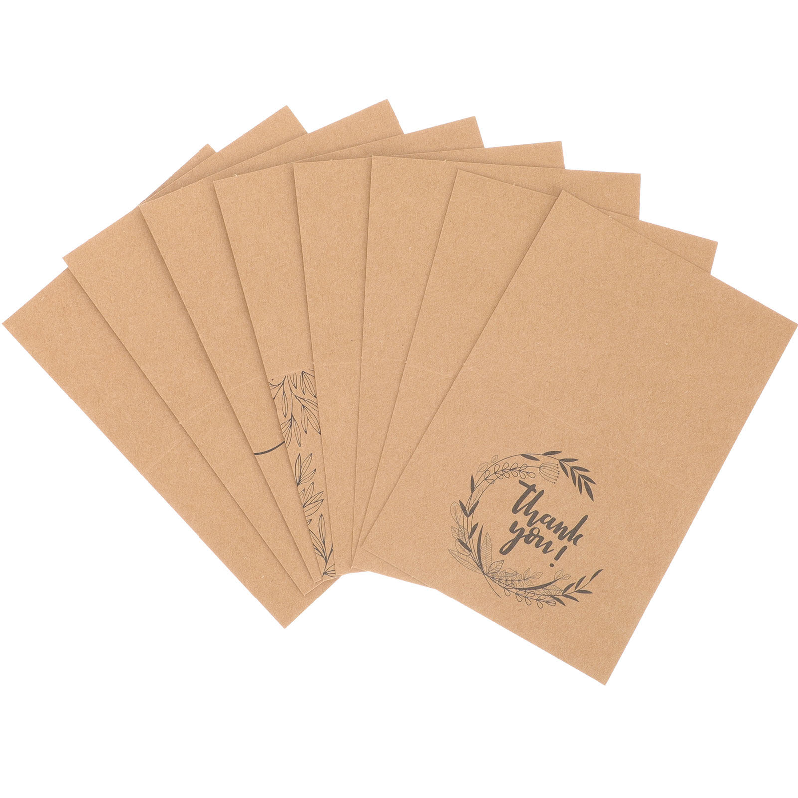 Interior Design Online Free - 16Sets Thank You Cards Kraft Paper