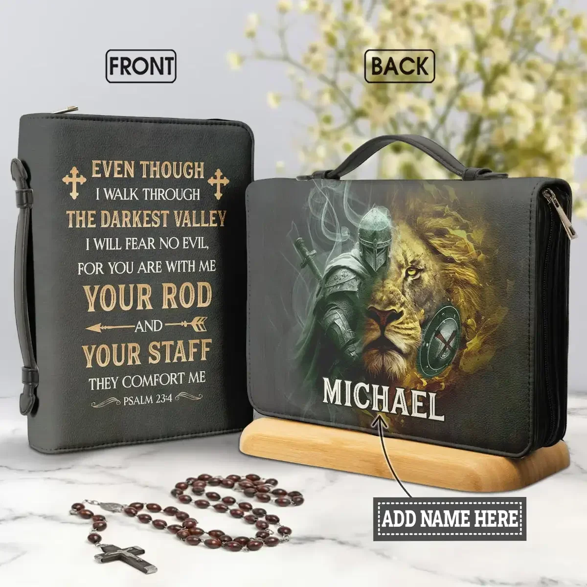 New Leather Bible Bag I Will F - Interior Design Book ulasan dan harga