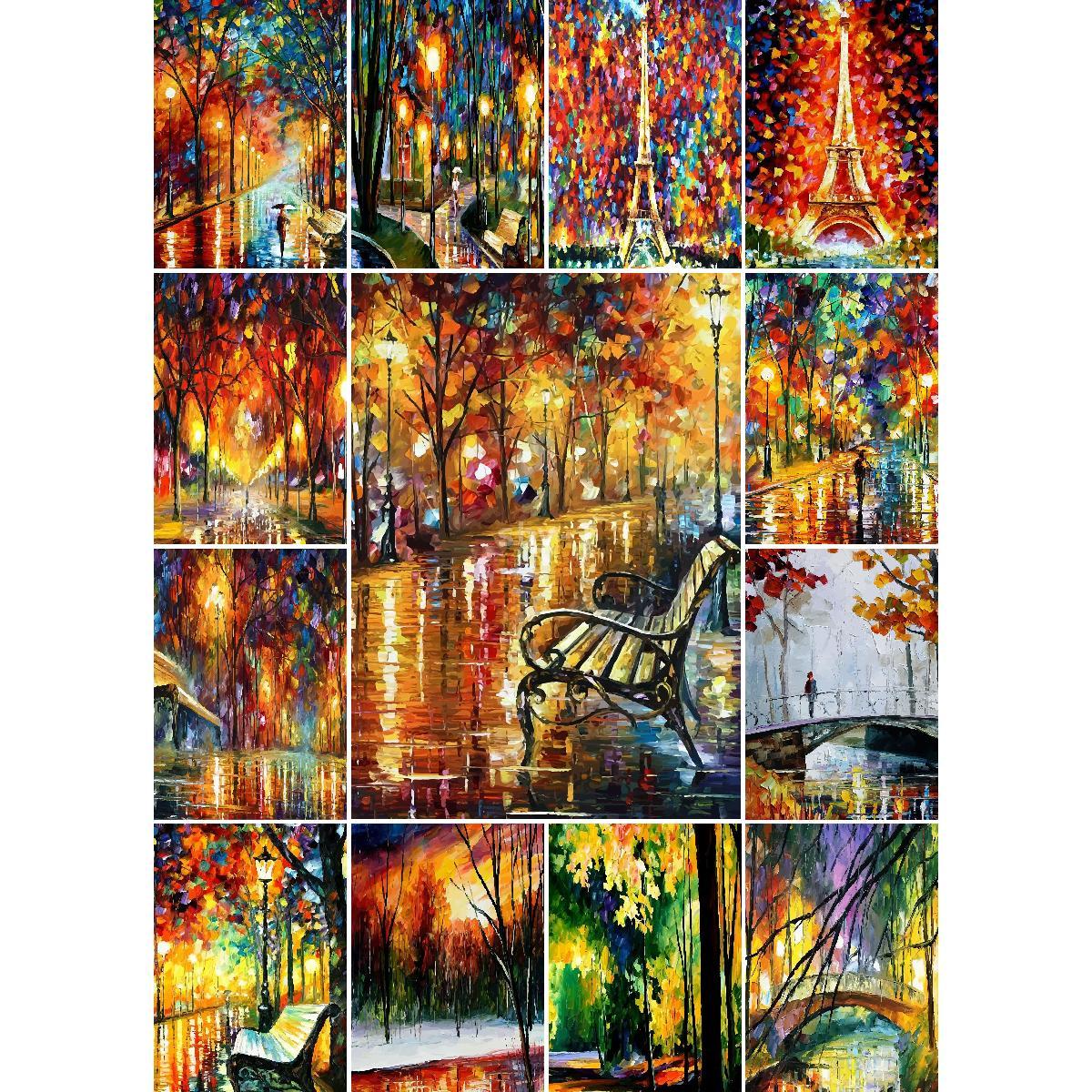 Leonid Afremov Melody Of The N - Interior Design Modern ulasan dan harga