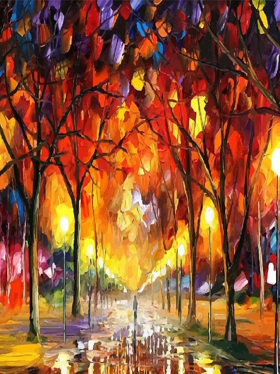 Leonid Afremov Melody Of The N - Interior Design Modern ulasan dan harga