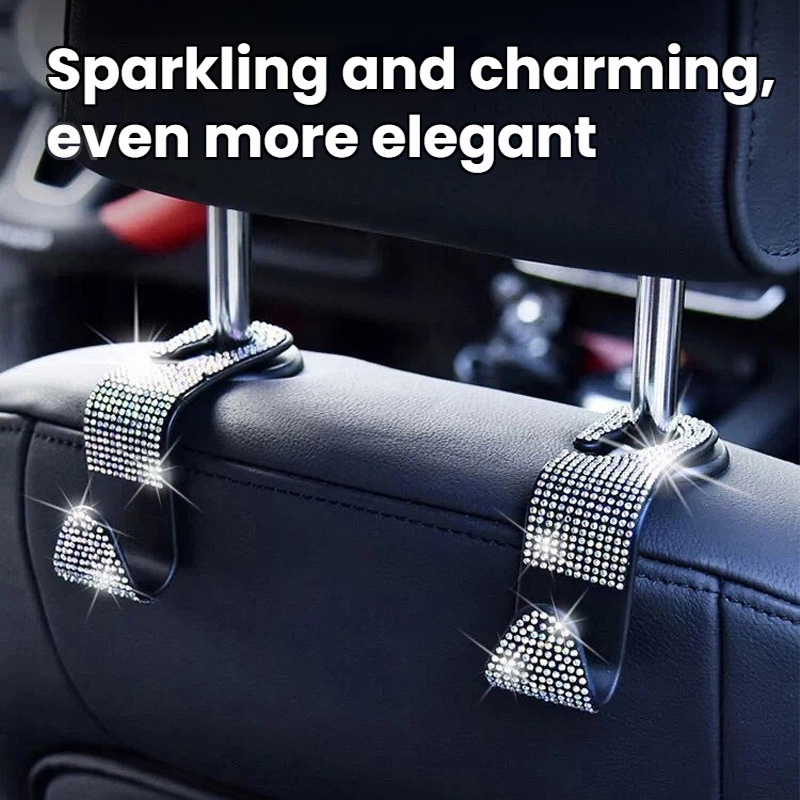 2 Rhinestone Car Seat Back Hoo - Interior Design Texture ulasan dan harga