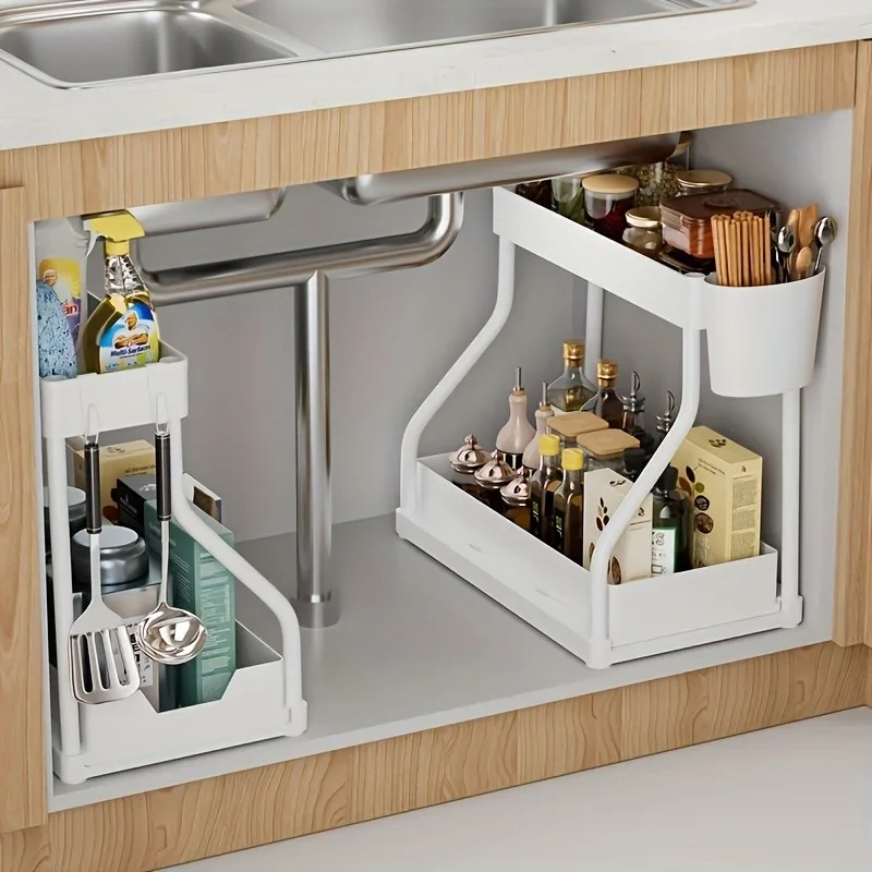 Kitchen Pull-out Shelf Cabinet - Interior Design Apartment ulasan dan harga