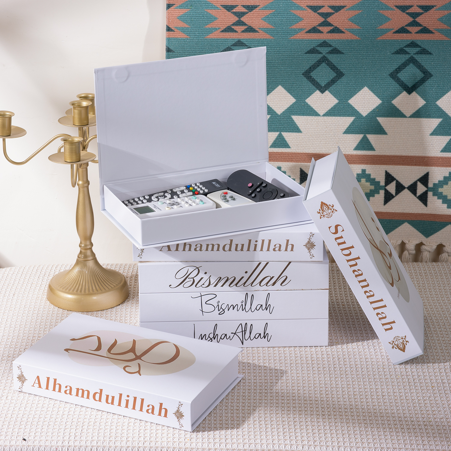 Islamic Luxury Fake Book Decor - Interior Design Book ulasan dan harga