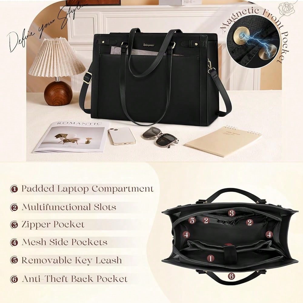 Laptop Bag For Women 15.6 Inch - Interior Design Office ulasan dan harga