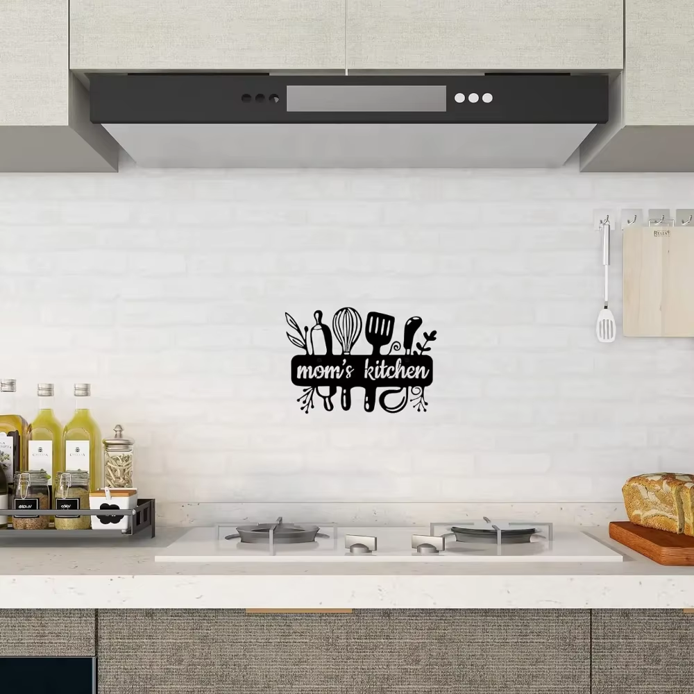 Black Metal Kitchen Pot Sign C - Interior Design Modern ulasan dan harga