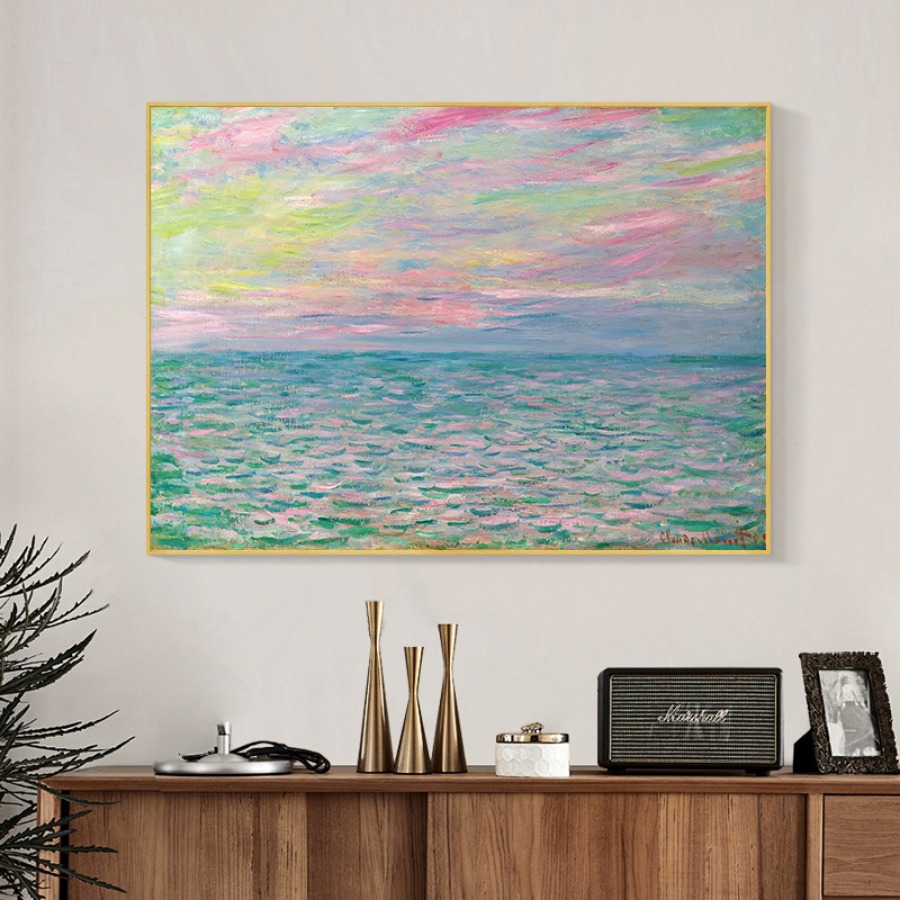 Claude Monet Abstract Retro Im - Interior Design Sketch ulasan dan harga