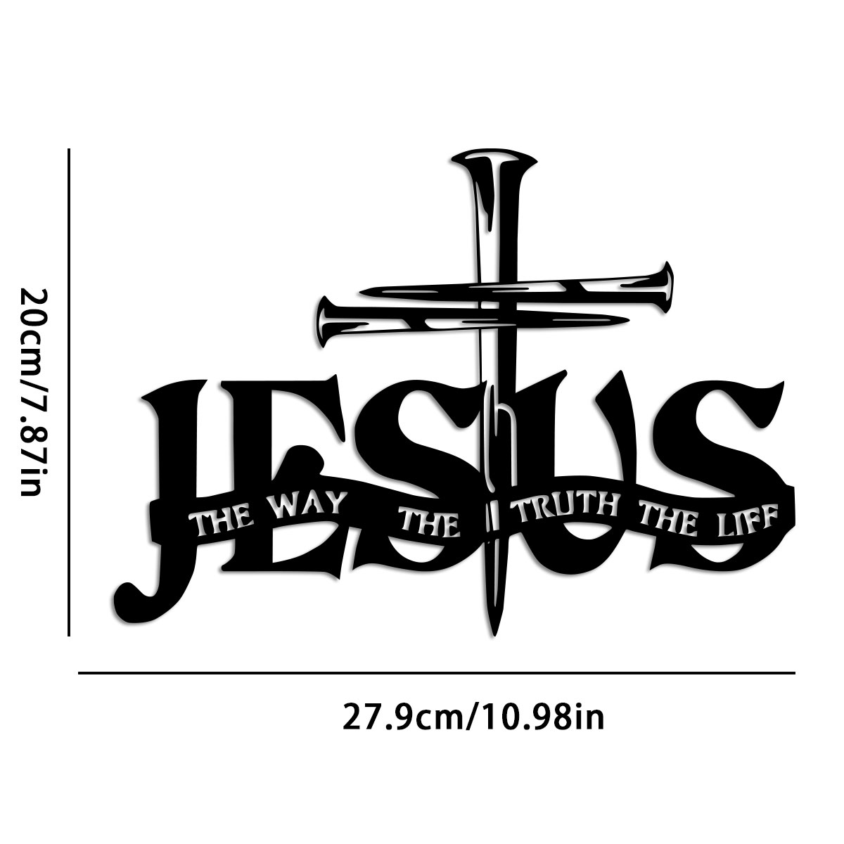 Jesus Metal Wall Decor - Elega - Interior Design Apartment ulasan dan harga