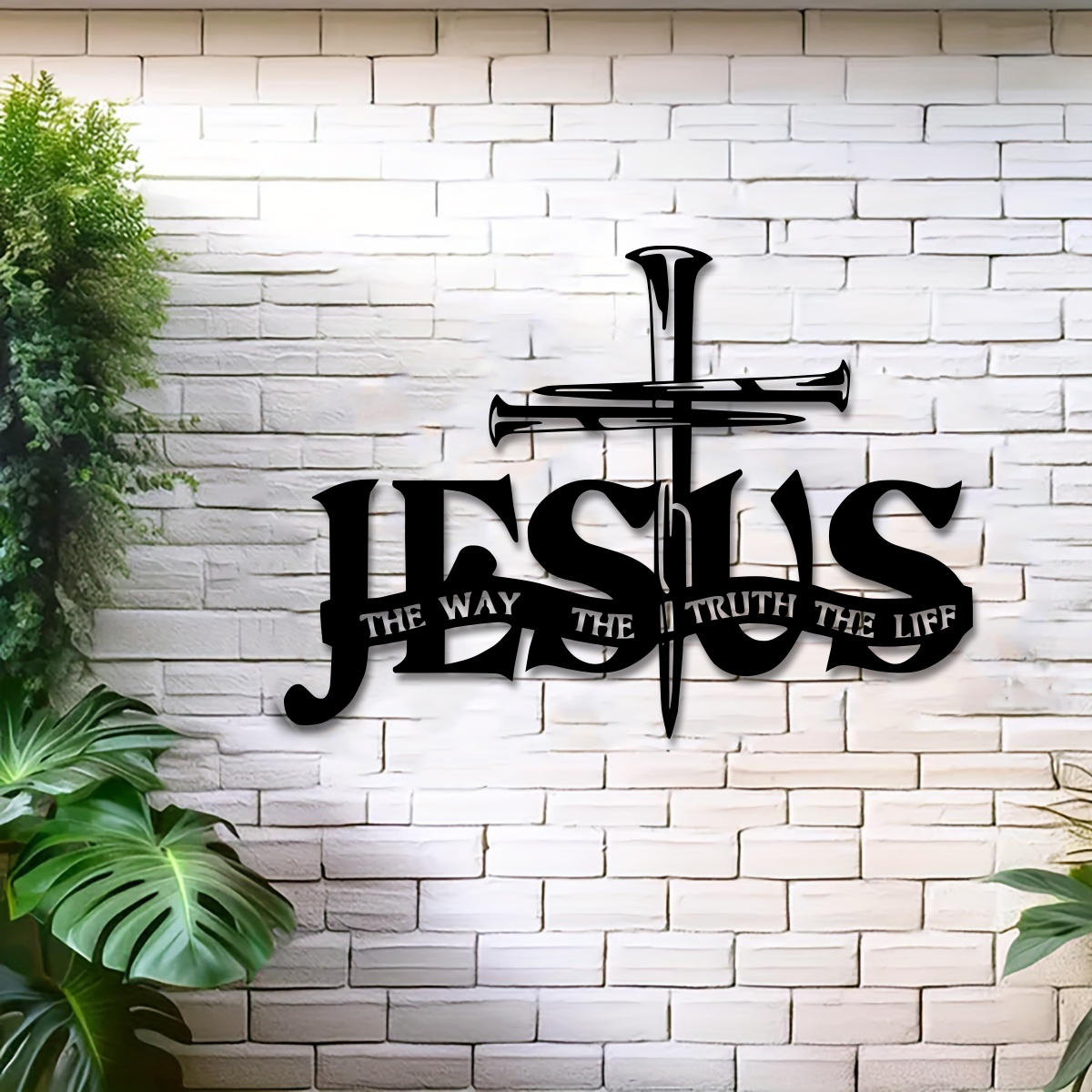 Jesus Metal Wall Decor - Elega - Interior Design Apartment ulasan dan harga