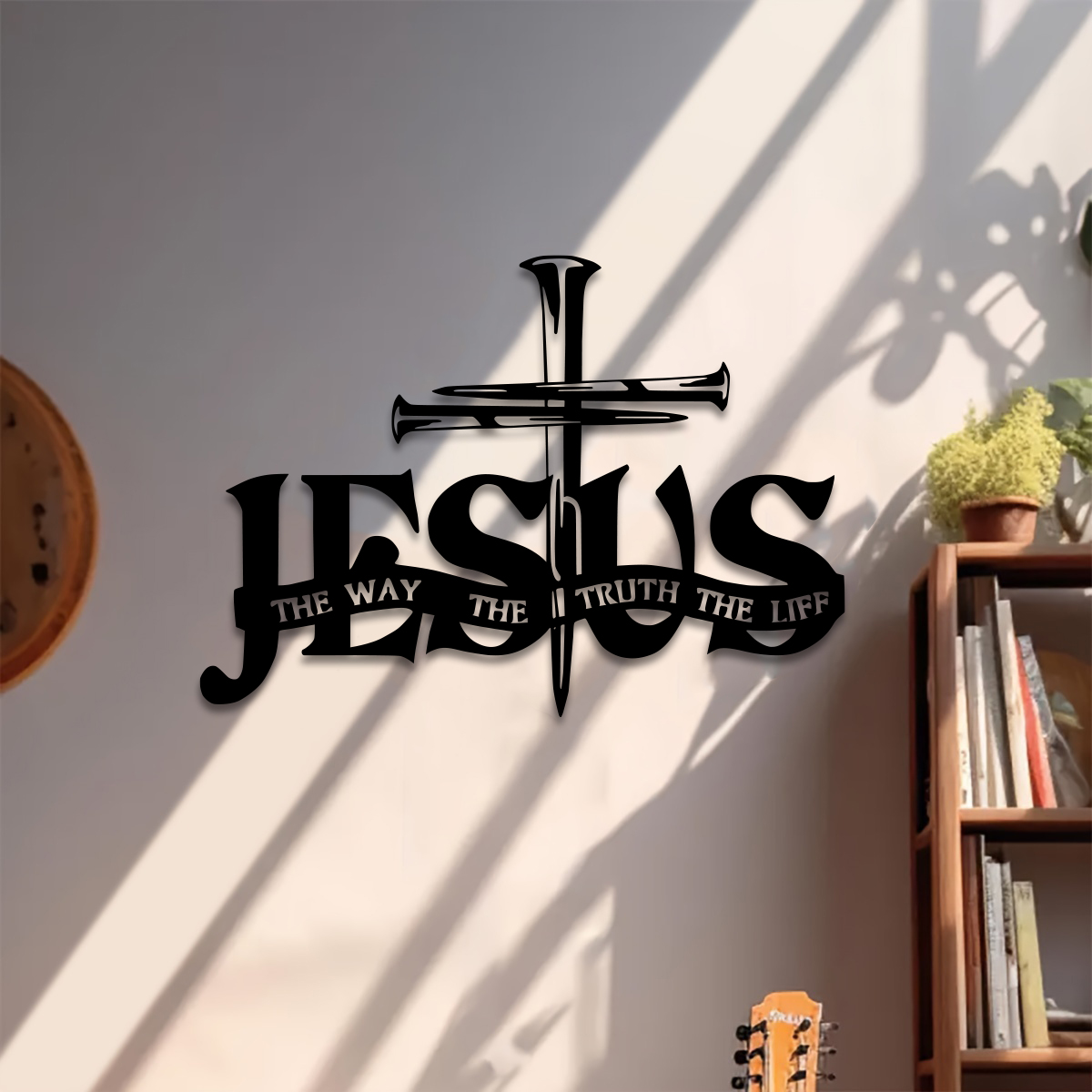 Jesus Metal Wall Decor - Elega - Interior Design Apartment ulasan dan harga