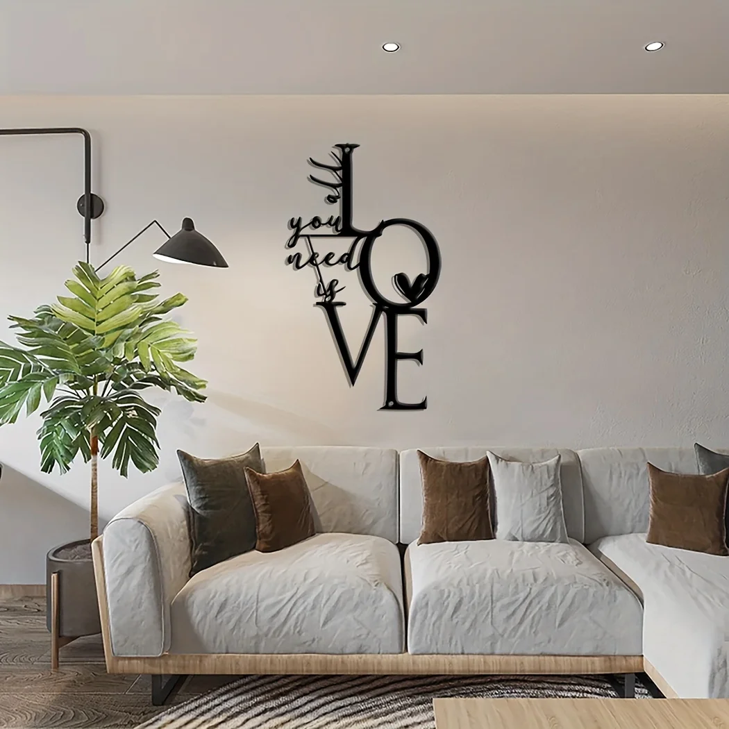 HelloYoung 1pc Metal Wall Hang - Interior Design Modern ulasan dan harga
