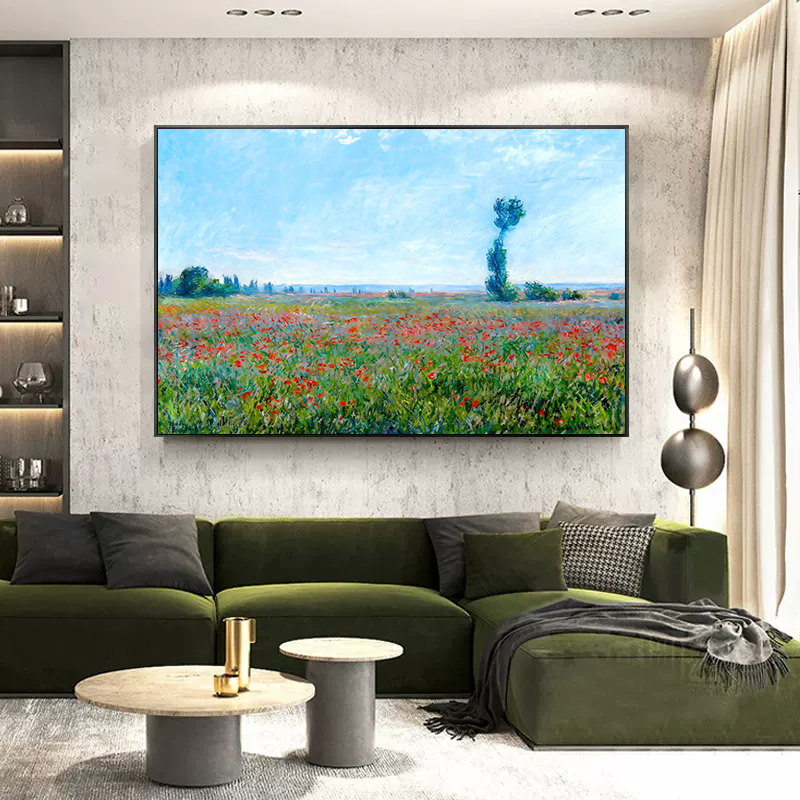 Abstract Claude Monet Garden N - Interior Design Sketch ulasan dan harga