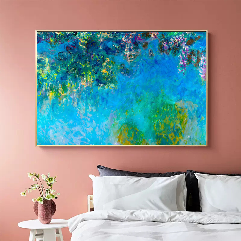 Abstract Claude Monet Garden N - Interior Design Sketch ulasan dan harga