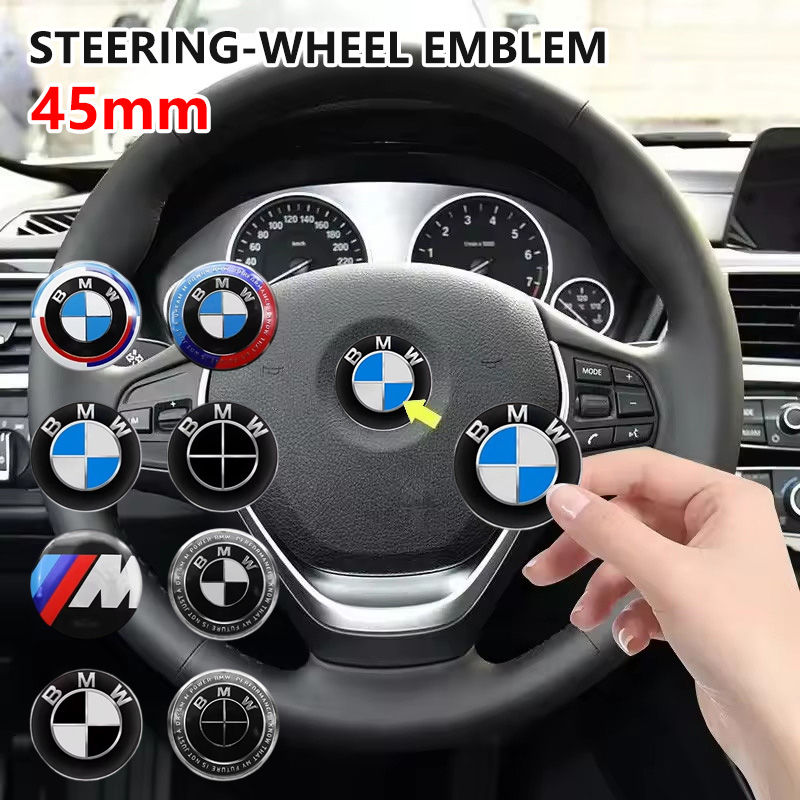 4.5cm Car Steering Wheel Cente - Interior Design Logo ulasan dan harga