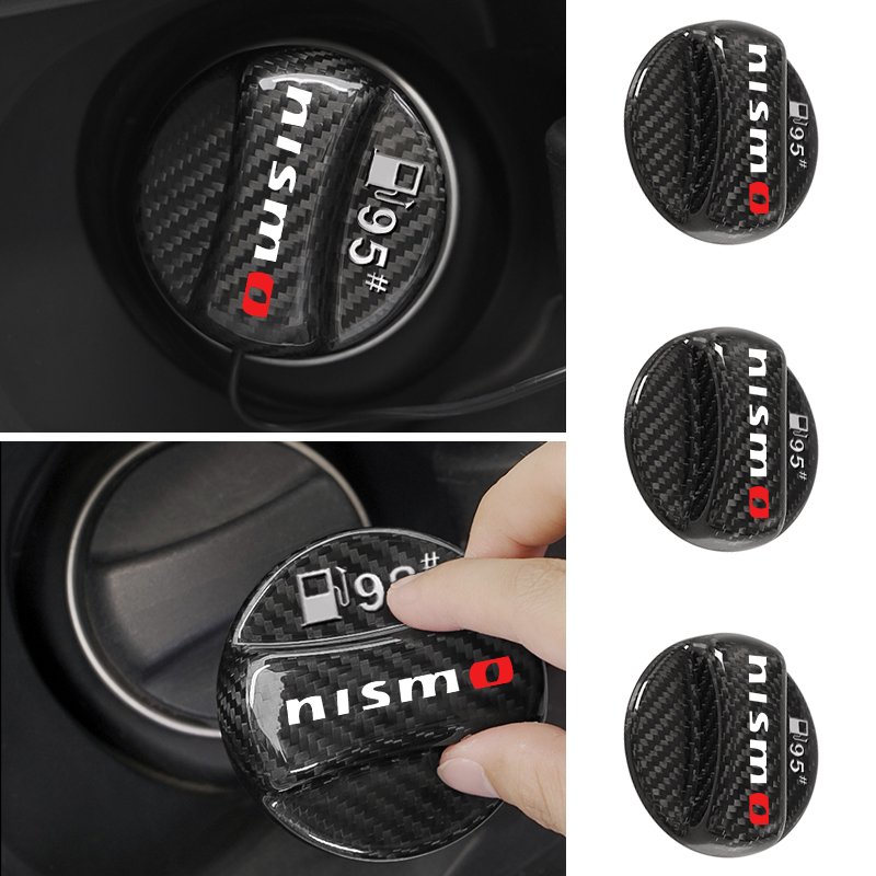 Car LOGO Carbon Fiber Tank Cov - Interior Design Logo ulasan dan harga