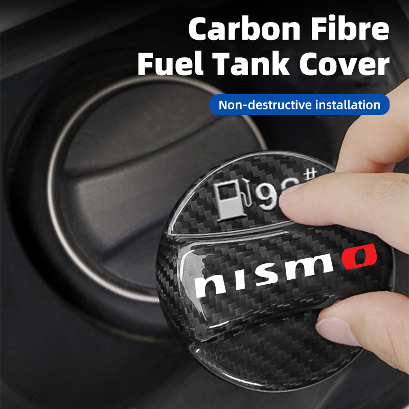 Car LOGO Carbon Fiber Tank Cov - Interior Design Logo ulasan dan harga