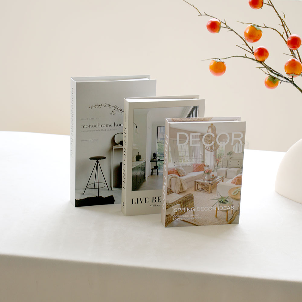 3Pcs/Set  Luxury Decorative Fa - Interior Design Book ulasan dan harga