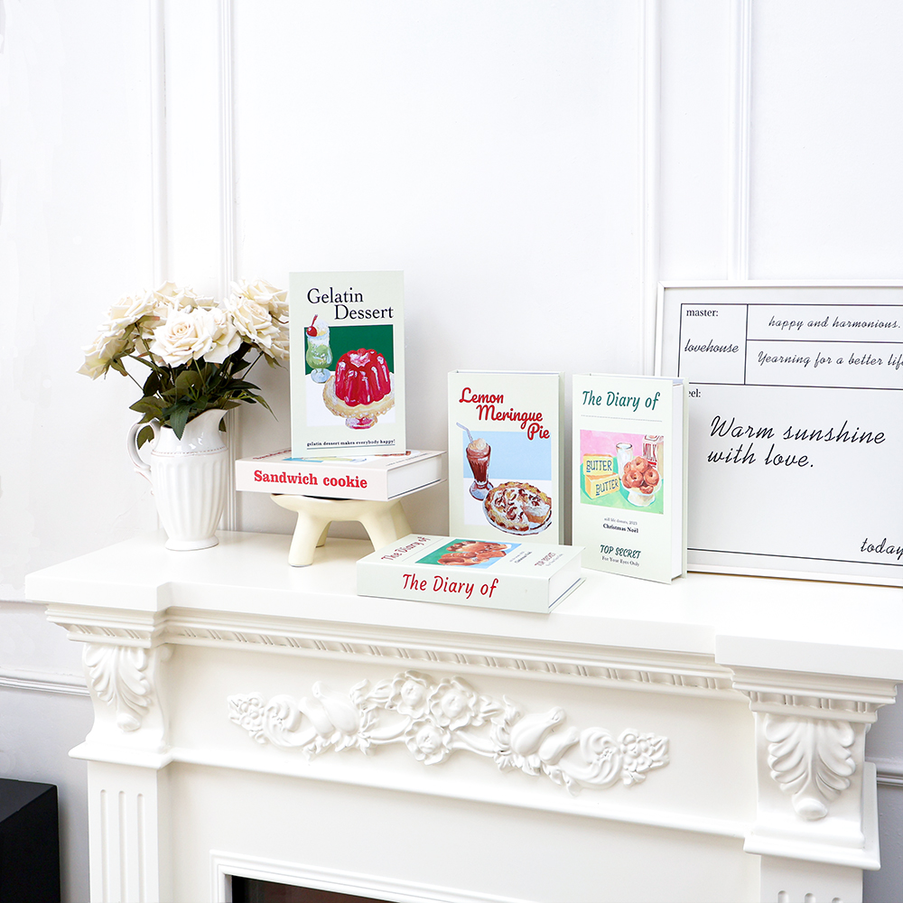 Cute Cream Food Style Decorati - Interior Design Book ulasan dan harga