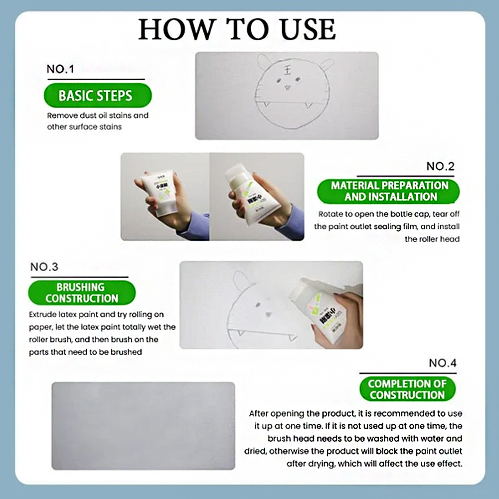 100g White Wall Repair Paste R - Interior Design Sketch ulasan dan harga