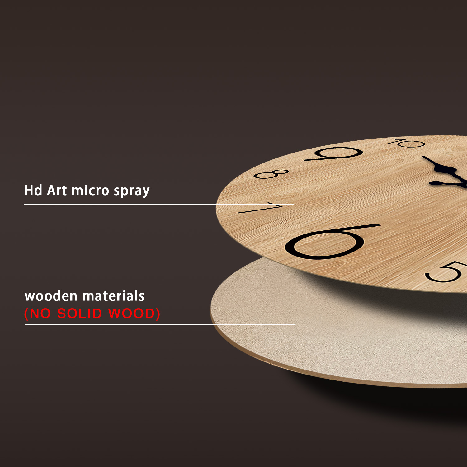 Modern Wood Grain Texture Patt - Interior Design Living Room And Kitchen ulasan dan harga