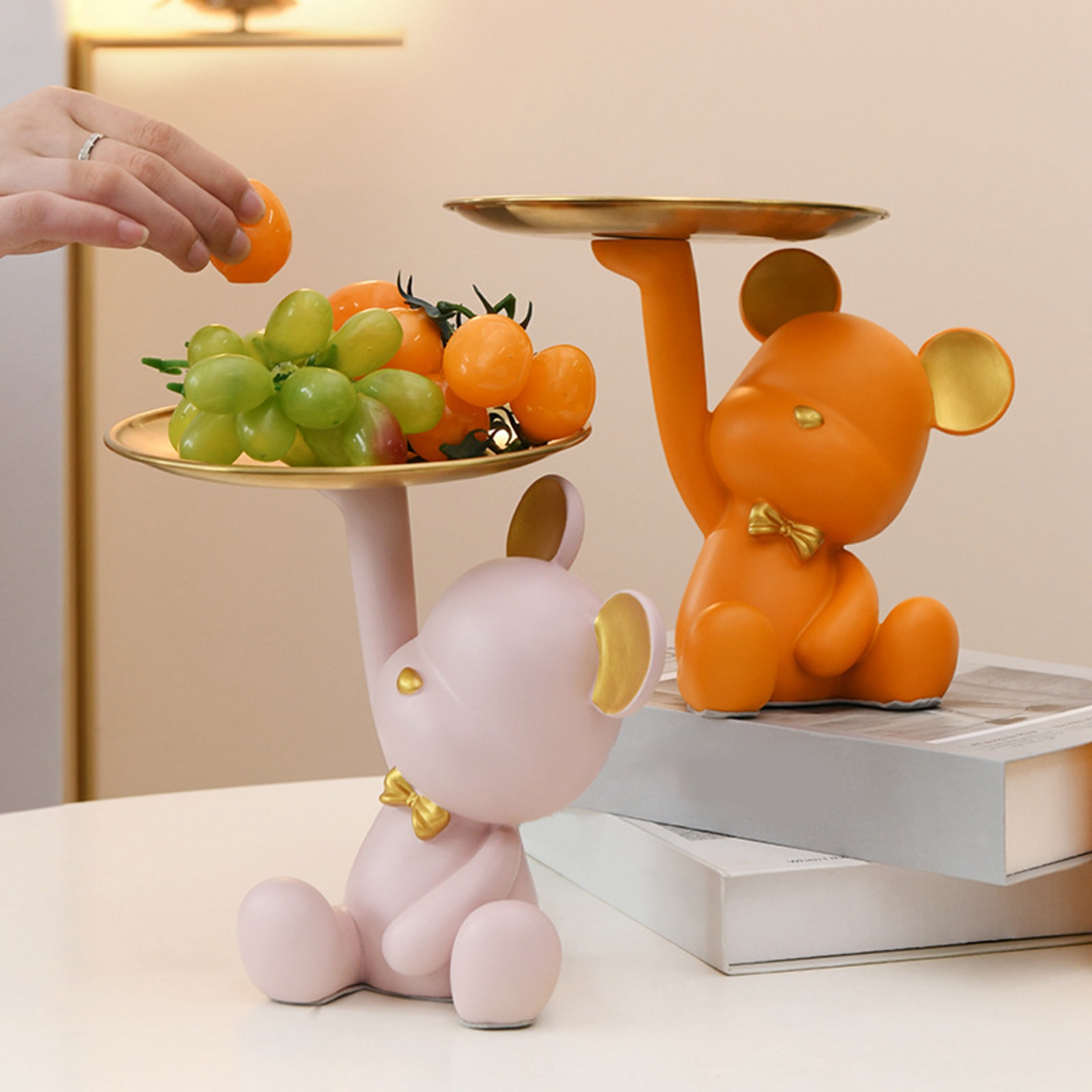 Creative Resin Bear Figurine C - Interior Design Apartment ulasan dan harga