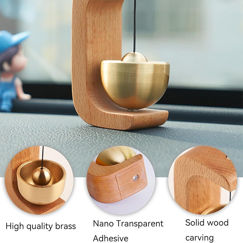 [C]Wooden Wind Chimes Magnetic - Interior Design Apartment ulasan dan harga