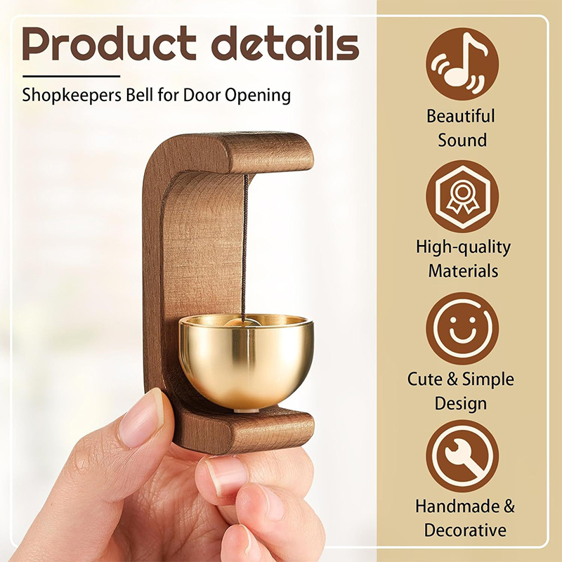 [C]Wooden Wind Chimes Magnetic - Interior Design Apartment ulasan dan harga