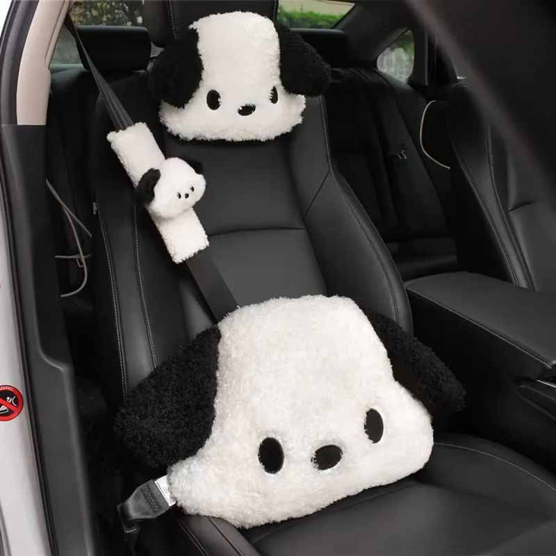 Cartoon Car Plush Lumbar Pillo - Interior Design Texture ulasan dan harga