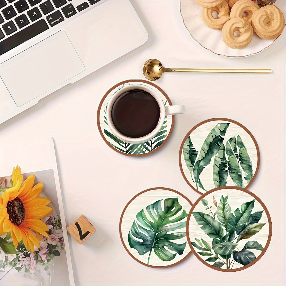 5pcs Tropical Plant Leaf-Patte - Interior Design Office ulasan dan harga