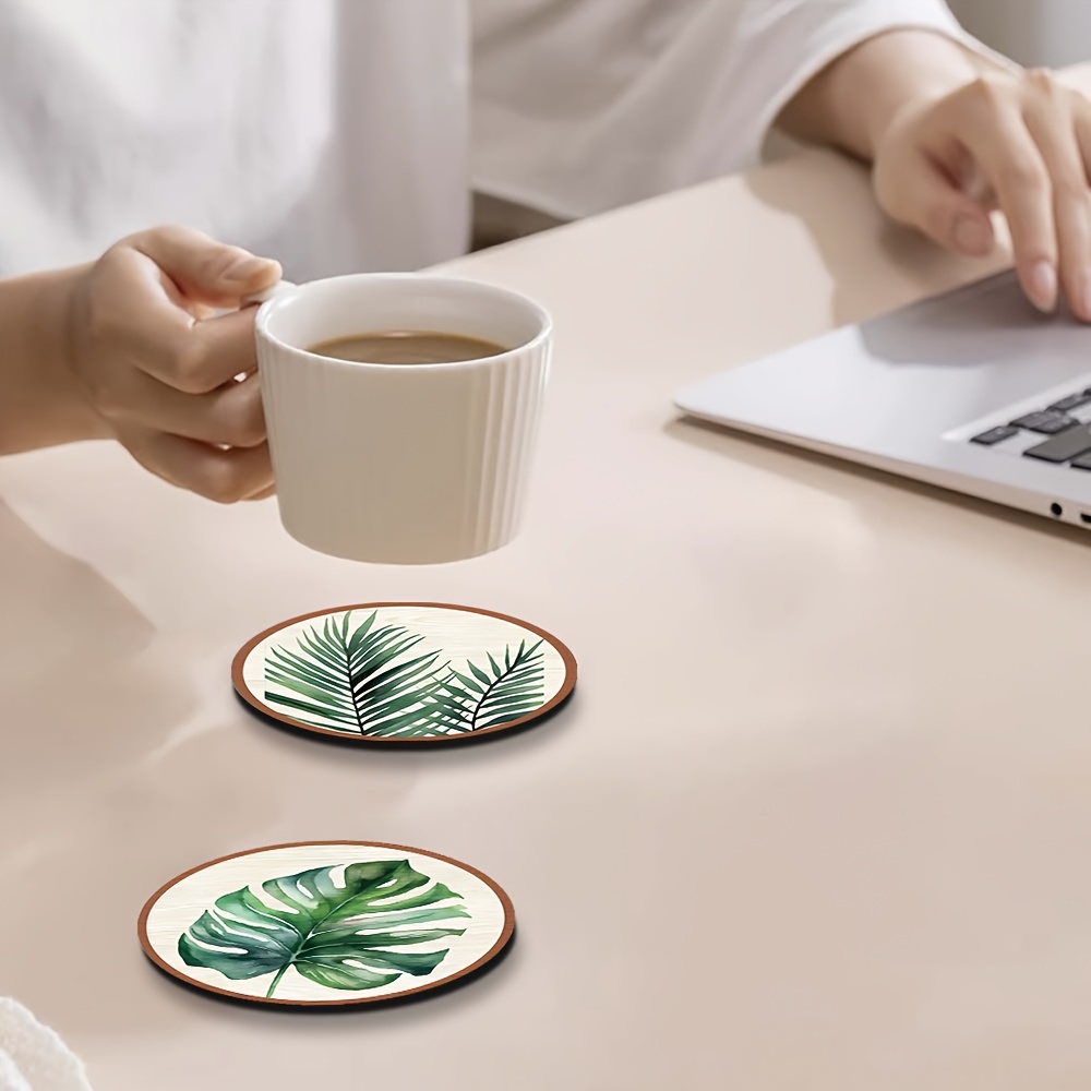 5pcs Tropical Plant Leaf-Patte - Interior Design Office ulasan dan harga
