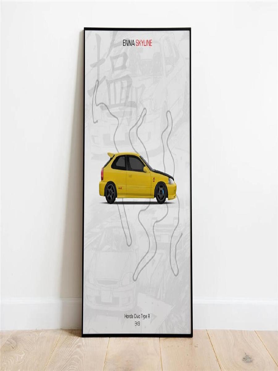 Initial D AE86 Racing Car Canv - Interior Design Sketch ulasan dan harga