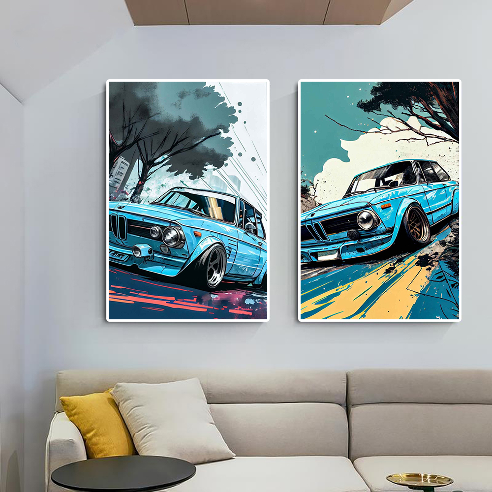 Vintage Sports Car M3 E30 E46  - Interior Design Sketch ulasan dan harga