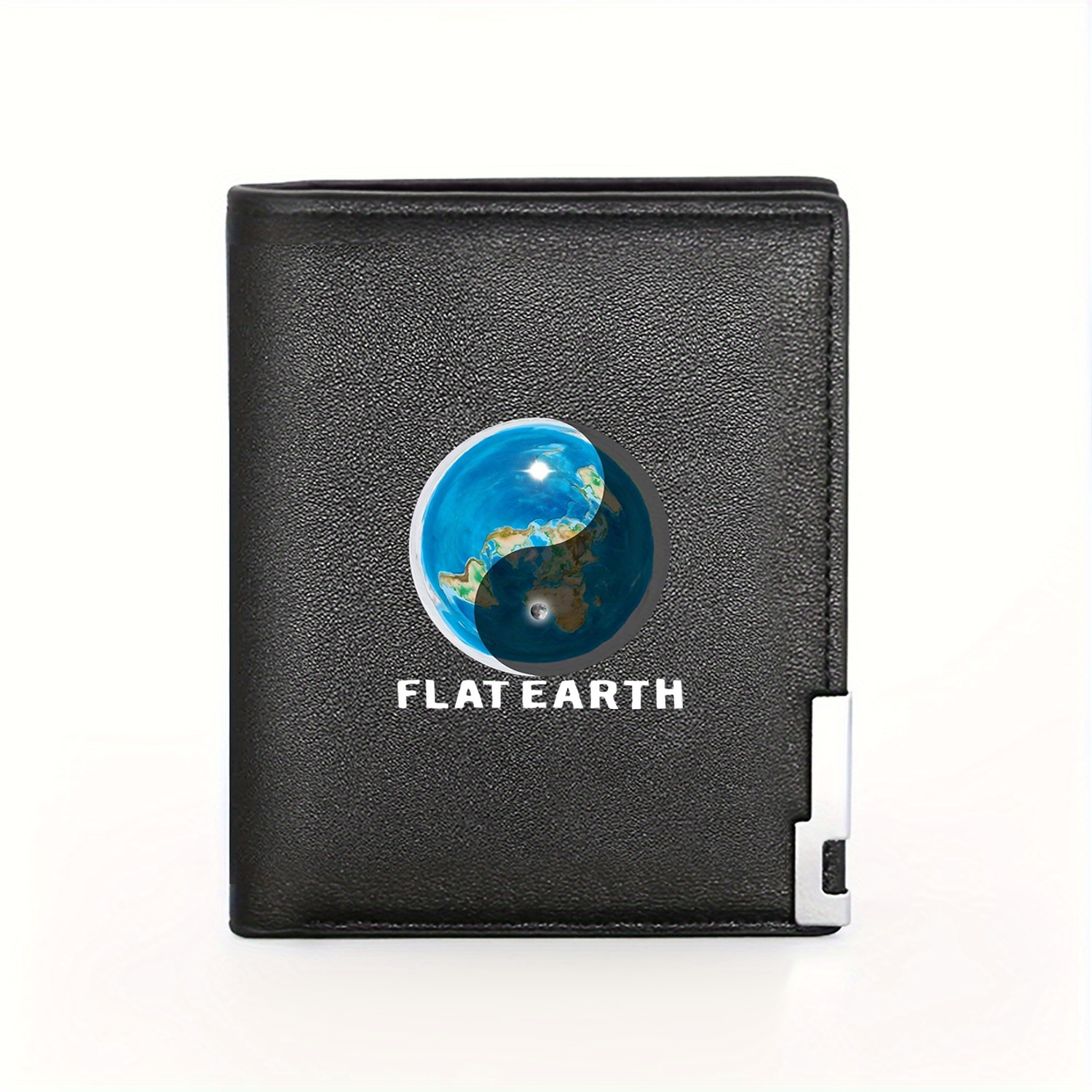 Flat Earth Yin Yang Design Wal - Interior Design Graphic Design ulasan dan harga