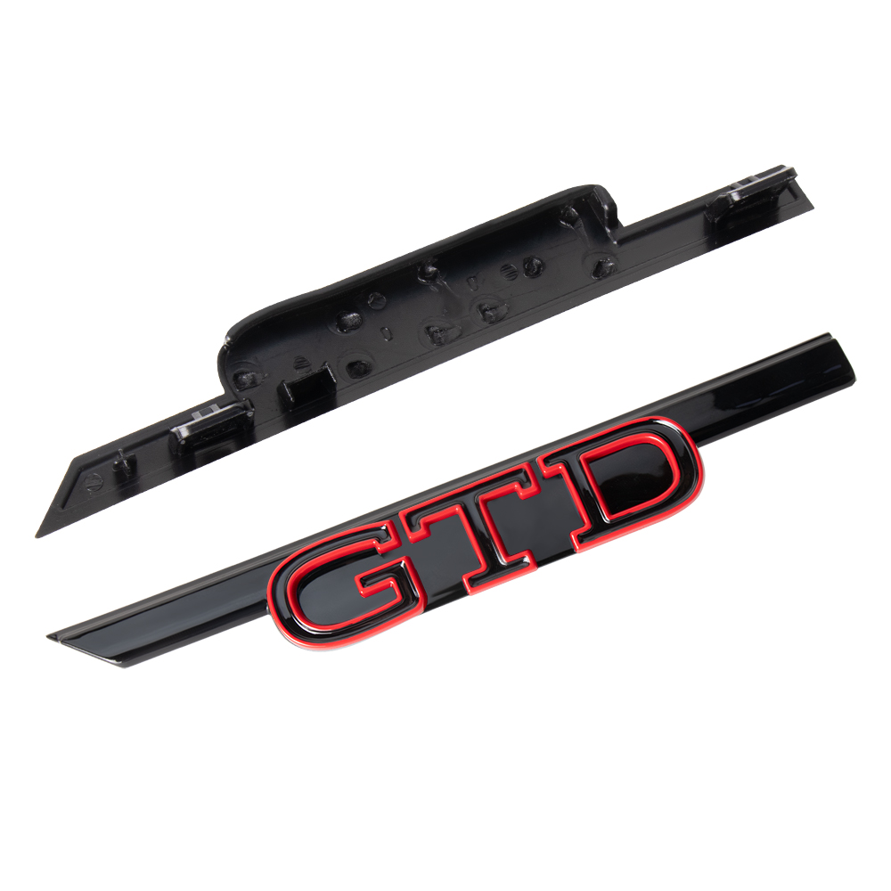 Car ABS GTI GTD Logo Front Gri - Interior Design Logo ulasan dan harga