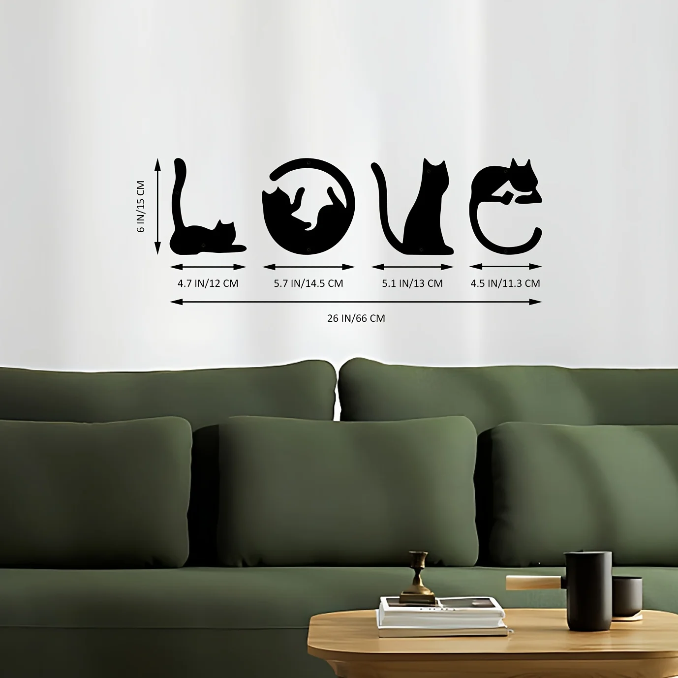 HelloYoung 4pcs/set Cute Cat M - Interior Design Modern ulasan dan harga
