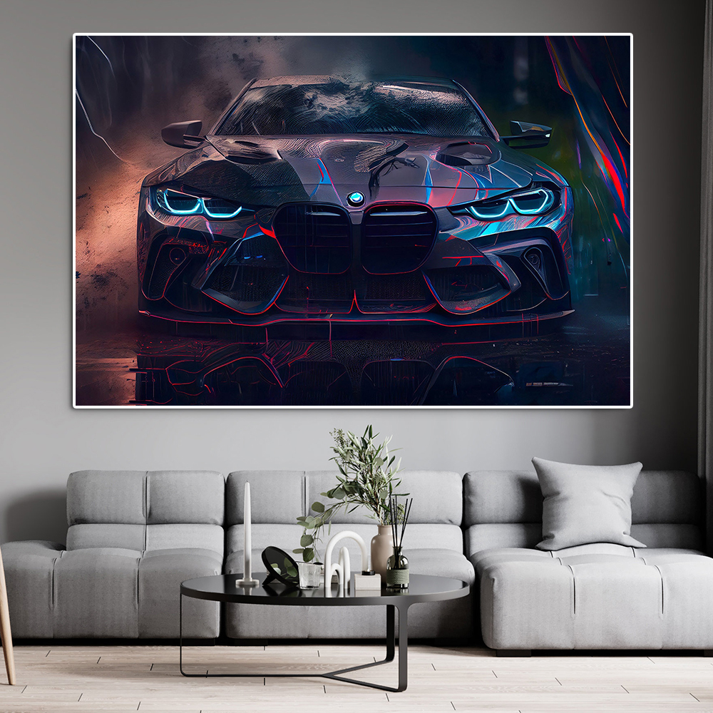 Fashion Sports Car M4 Graffiti - Interior Design Sketch ulasan dan harga