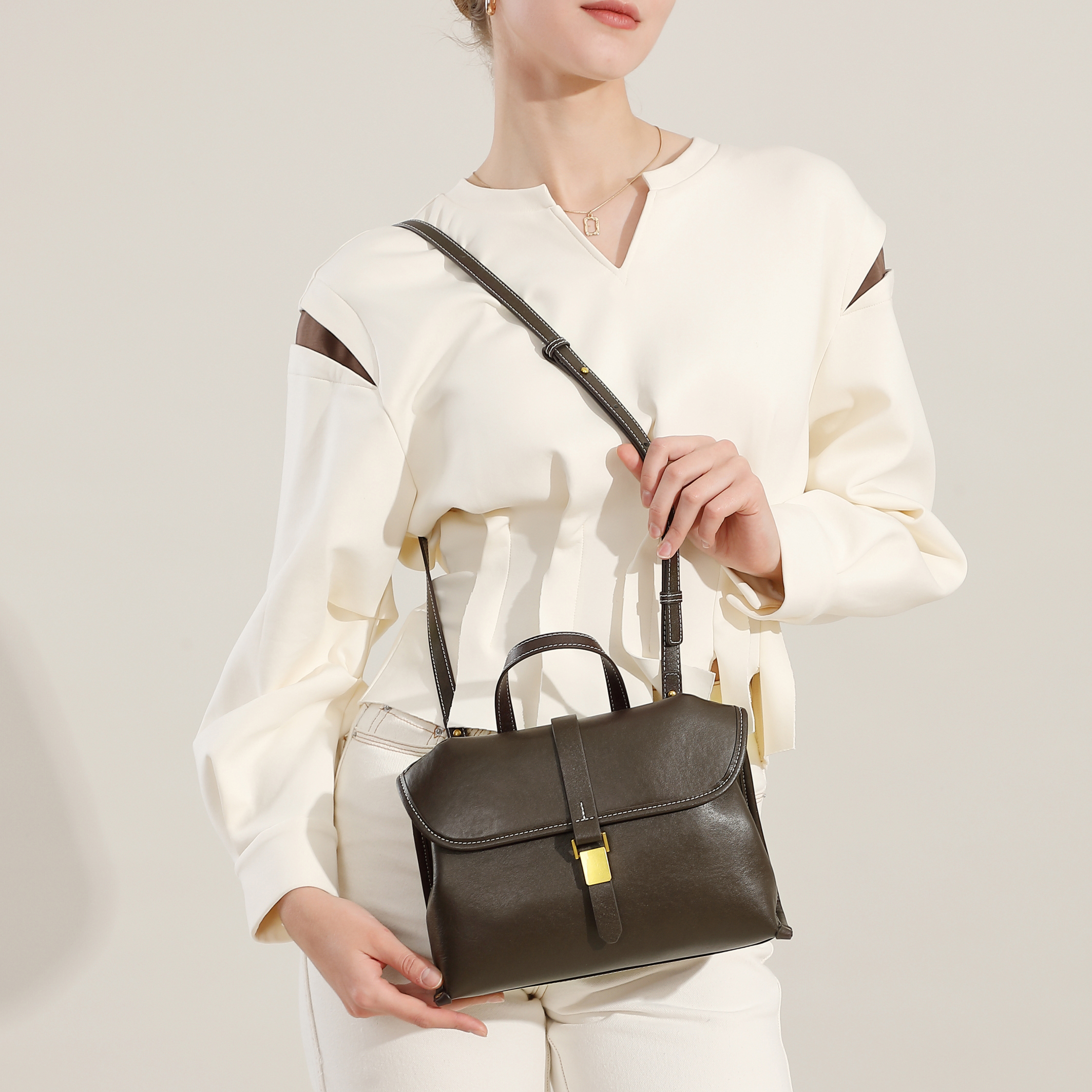 Genuine Leather Women's Handba - Interior Design Trends 2026 ulasan dan harga