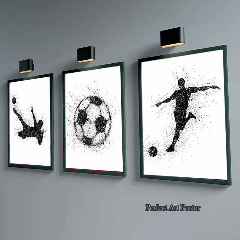 Watercolor Football Man Playin - Interior Design Sketch ulasan dan harga