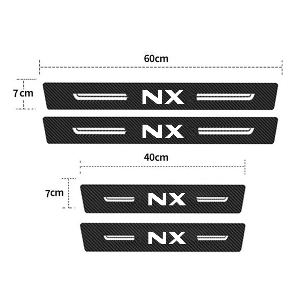 Carbon Fiber Car Door Sill Scu - Interior Design Logo ulasan dan harga