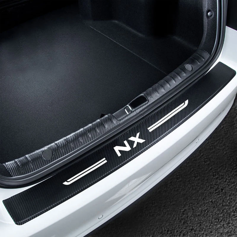 Carbon Fiber Car Door Sill Scu - Interior Design Logo ulasan dan harga
