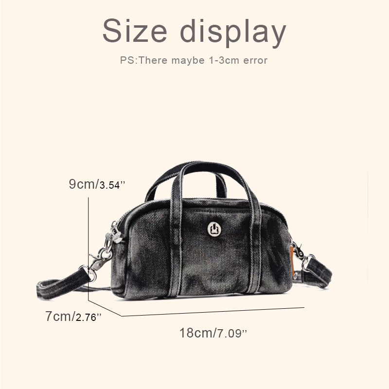 Korean Casual Mini Denim Box B - Interior Design Women ulasan dan harga