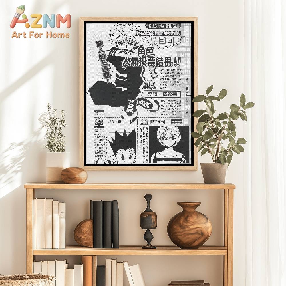 1pcs H-Hunter x hunter Paper P - Interior Design Apartment ulasan dan harga