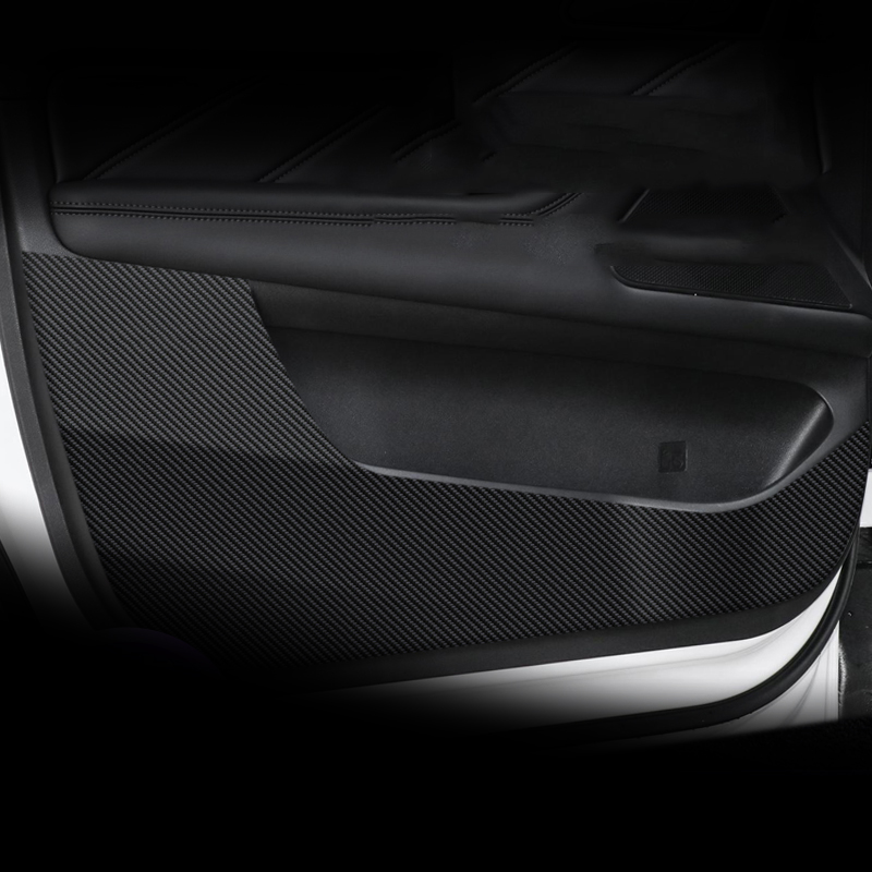 Car Door Anti Kick Pad Carbon  - Interior Design Texture ulasan dan harga