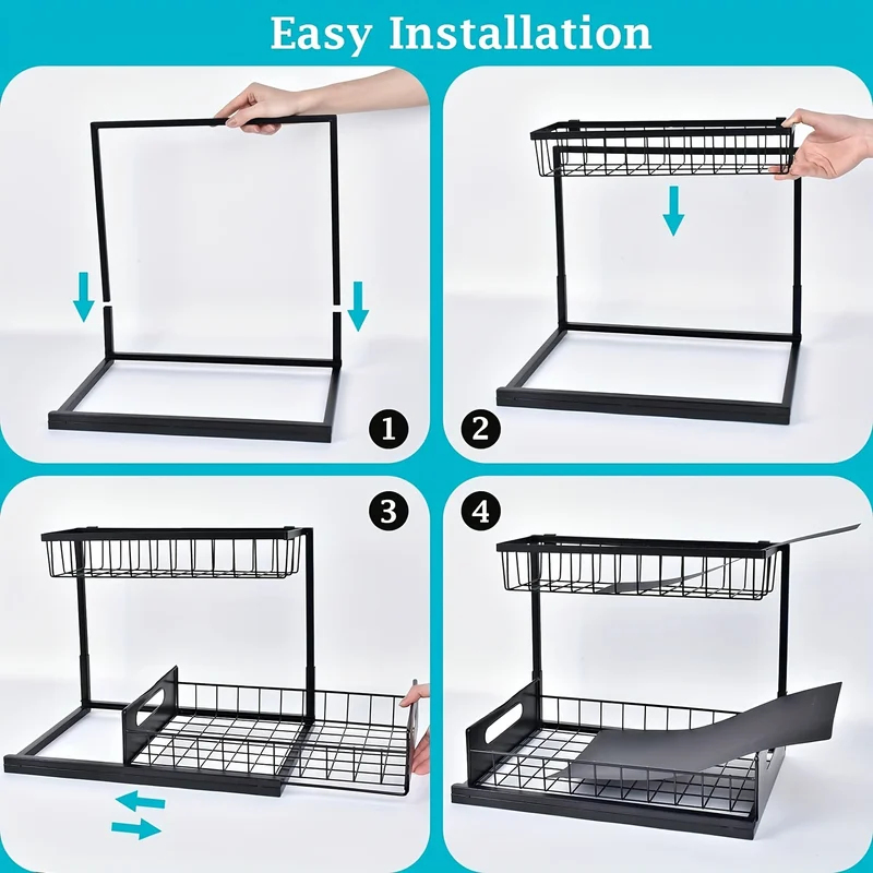2-layers bottom pull-out stora - Interior Design Apartment ulasan dan harga