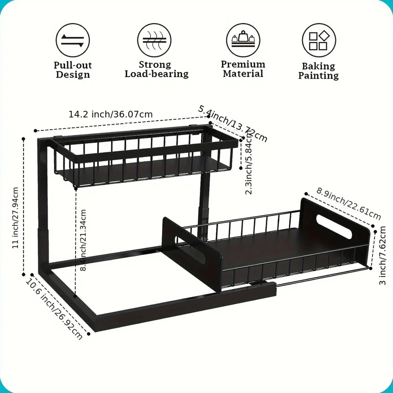 2-layers bottom pull-out stora - Interior Design Apartment ulasan dan harga