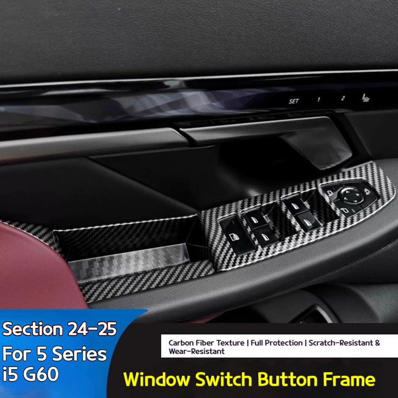 For BMW 5 Series i5 G60 2024-2 - Interior Design Texture ulasan dan harga