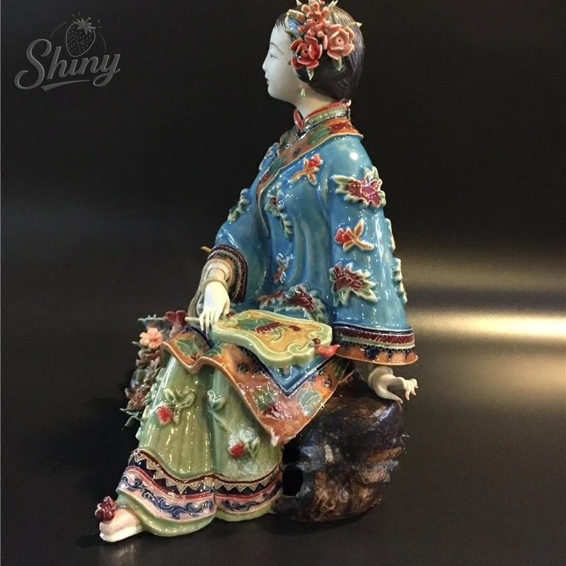 Shiwan Ceramic Lady Statue Hom - Interior Design Apartment ulasan dan harga