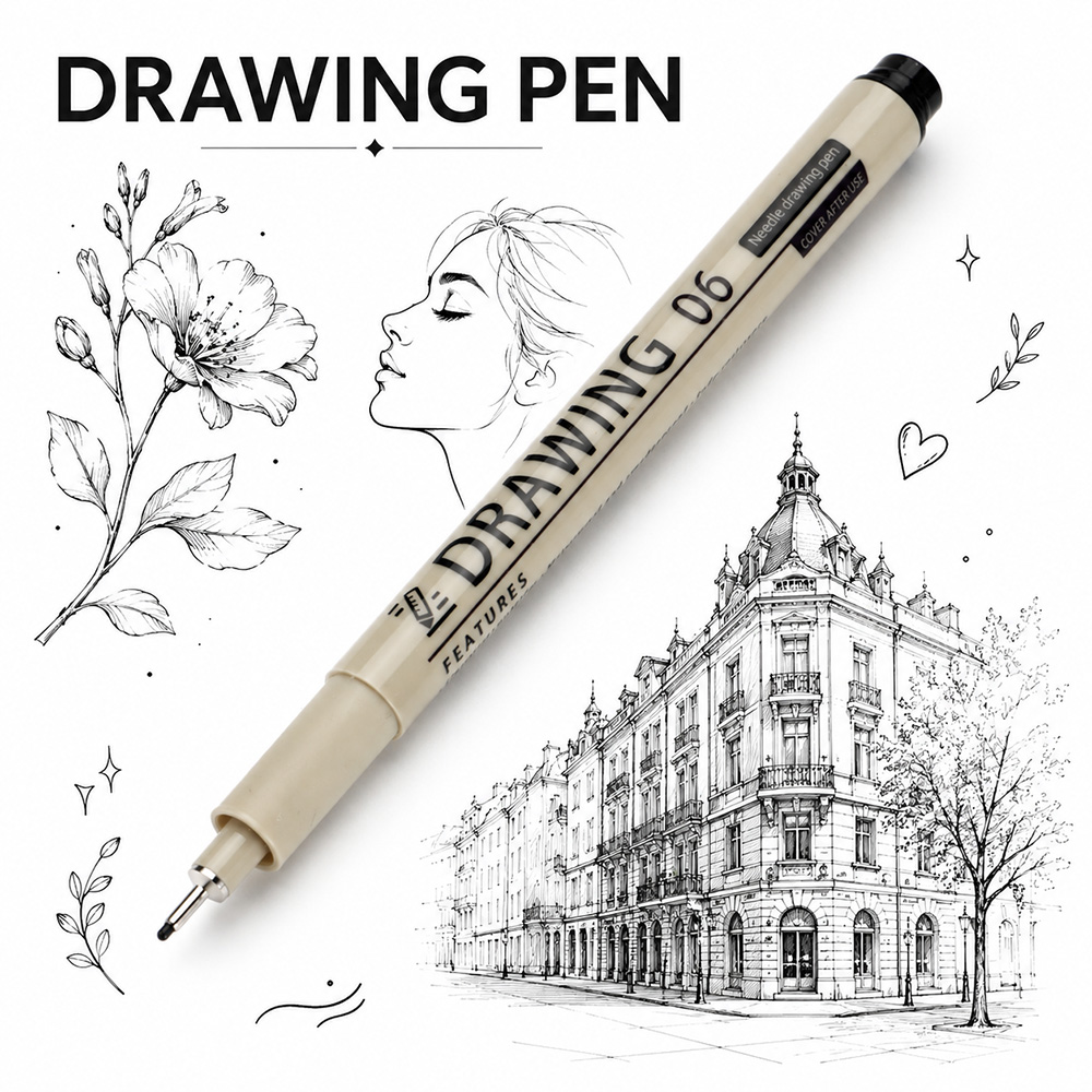 12 Size Fine Line Micron Pens  - Interior Design Sketch ulasan dan harga